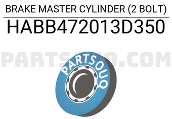 HABASHI HABB472013D350 BRAKE MASTER CYLINDER (2 BOLT)