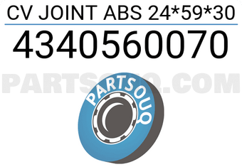 HDK 4340560070 CV JOINT 24*59*30
