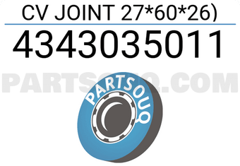 HDK 4343035011 CV JOINT 27*60*26)
