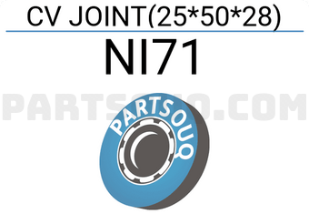 HDK NI71 CV JOINT(25*50*28)