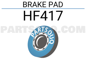 HITACHI HF417 Brake pad