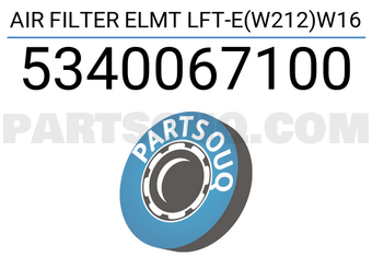 Hengst 5340067100 AIR FILTER ELMT LFT-E(W212)W16
