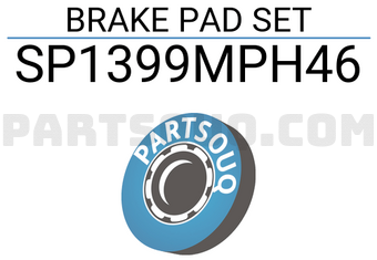 Hi-Q SP1399MPH46 BRAKE PAD SET