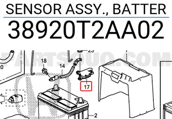 Honda 38920T2AA02 SENSOR ASSY., BATTER