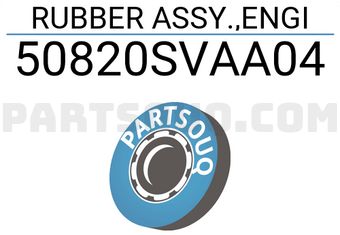 Honda 50820SVAA04 RUBBER ASSY.,ENGI