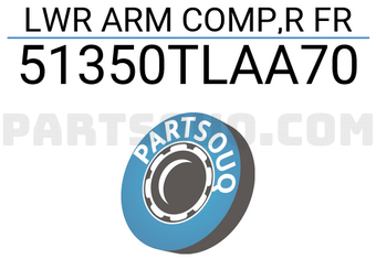 Honda 51350TLAA70 LWR ARM COMP,R FR