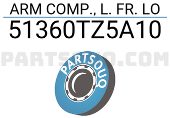 Honda 51360TZ5A10 ARM COMP., L. FR. LO