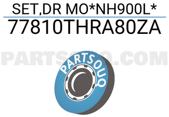 Honda 77810THRA80ZA SET,DR MO*NH900L*