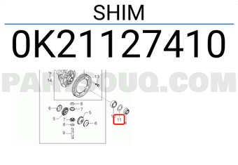 Hyundai / KIA 0K21127410 SHIM