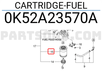 Hyundai / KIA 0K52A23570A CARTRIDGE-FUEL