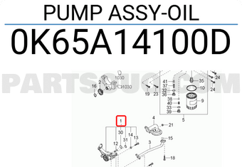 Hyundai / KIA 0K65A14100D PUMP ASSY-OIL