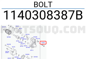 Hyundai / KIA 1140308387B BOLT