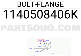 Hyundai / KIA 1140508406K BOLT-FLANGE