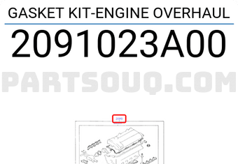 Hyundai / KIA 2091023A00 GASKET KIT-ENGINE OVERHAUL