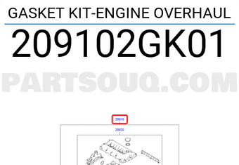 Hyundai / KIA 209102GK01 GASKET KIT-ENGINE OVERHAUL