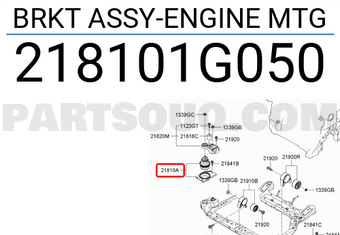 Hyundai / KIA 218101G050 BRKT ASSY-ENGINE MTG