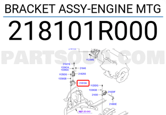 Hyundai / KIA 218101R000 BRACKET ASSY-ENGINE MTG