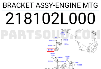 Hyundai / KIA 218102L000 BRACKET ASSY-ENGINE MTG