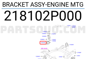 Hyundai / KIA 218102P000 BRACKET ASSY-ENGINE MTG