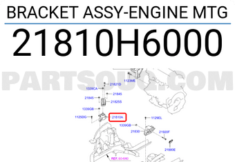 Hyundai / KIA 21810H6000 BRACKET ASSY-ENGINE MTG