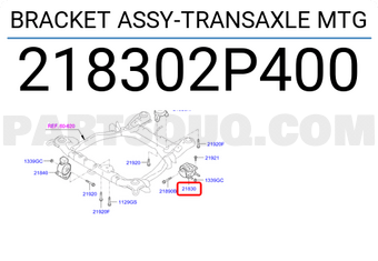 Hyundai / KIA 218302P400 BRACKET ASSY-TRANSAXLE MTG