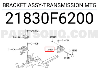 Hyundai / KIA 21830F6200 BRACKET ASSY-TRANSMISSION MTG