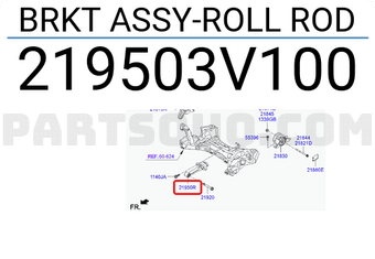 Hyundai / KIA 219503V100 BRKT ASSY-ROLL ROD