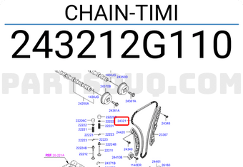 Hyundai / KIA 243212G110 CHAIN-TIMI