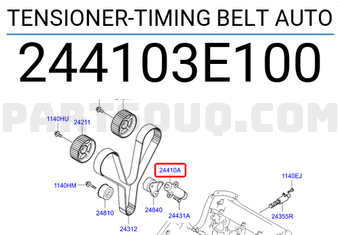 Hyundai / KIA 244103E100 TENSIONER-TIMING BELT AUTO