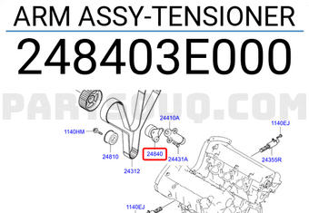 Hyundai / KIA 248403E000 ARM ASSY-TENSIONER