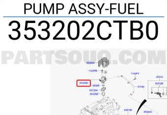 Hyundai / KIA 353202CTB0 PUMP ASSY-FUEL