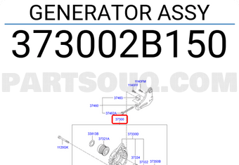 Hyundai / KIA 373002B150 GENERATOR ASSY