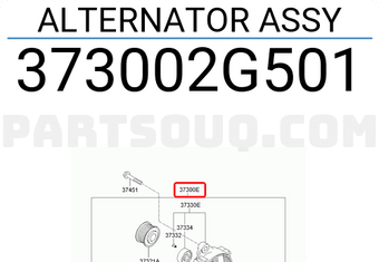 Hyundai / KIA 373002G501 ALTERNATOR ASSY