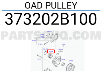 Hyundai / KIA 373202B100 OAD PULLEY