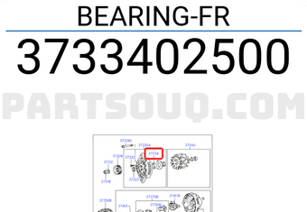 Hyundai / KIA 3733402500 BEARING-FR
