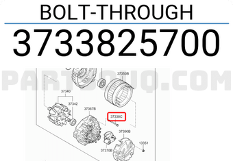 Hyundai / KIA 3733825700 BOLT-THROUGH
