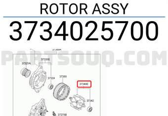 Hyundai / KIA 3734025700 ROTOR ASSY
