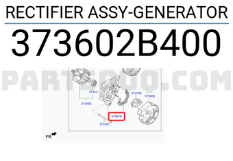 Hyundai / KIA 373602B400 RECTIFIER ASSY-GENERATOR