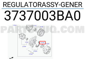 Hyundai / KIA 3737003BA0 REGULATORASSY-GENER
