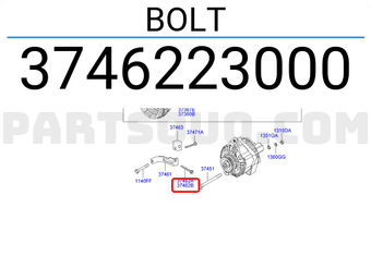 Hyundai / KIA 3746223000 BOLT
