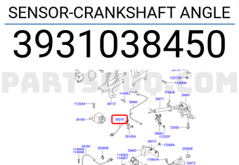Hyundai / KIA 3931038450 SENSOR-CRANKSHAFT ANGLE