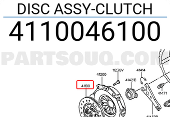 Hyundai / KIA 4110046100 DISC ASSY-CLUTCH