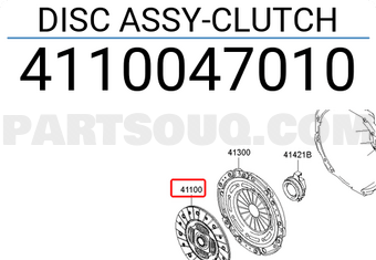 Hyundai / KIA 4110047010 DISC ASSY-CLUTCH