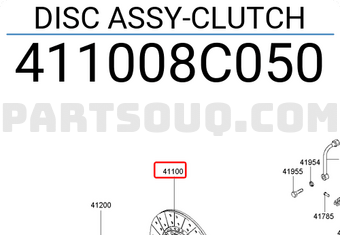 Hyundai / KIA 411008C050 DISC ASSY-CLUTCH