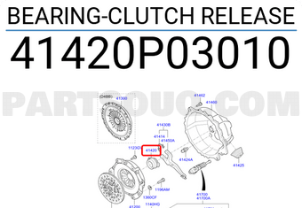 Hyundai / KIA 41420P03010 BEARING-CLUTCH RELEASE