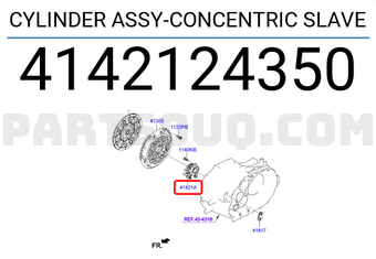 Hyundai / KIA 4142124350 CYLINDER ASSY-CONCENTRIC SLAVE