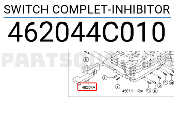 Hyundai / KIA 462044C010 SWITCH COMPLET-INHIBITOR