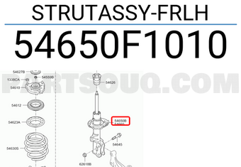 Hyundai / KIA 54650F1010 STRUTASSY-FRLH