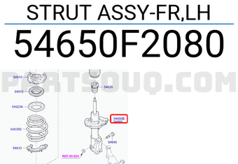 Hyundai / KIA 54650F2080 STRUT ASSY-FR,LH