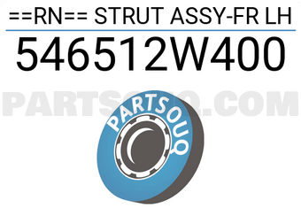 Hyundai / KIA 546512W400 ==RN== STRUT ASSY-FR LH